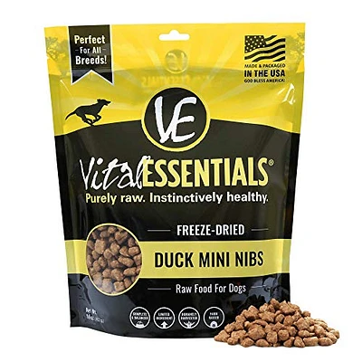 Vital Essentials - Dog Food - Freeze Dried Duck Mini Nibs