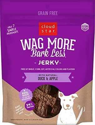 Cloud Star - Dog Treats - Wag More Bark Less Jerky Duck & Apple