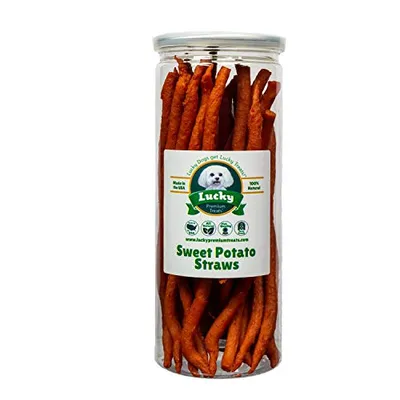 Lucky Premium Treats - Dog Treats - Sweet Potato Straws