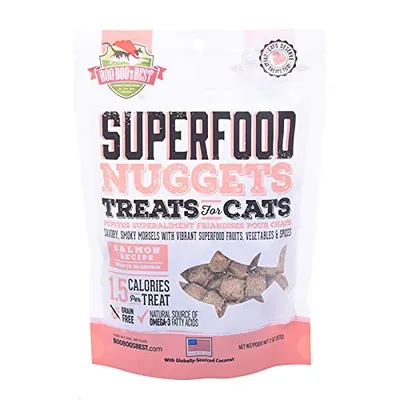 Boo Boo's - Cat Treats - Best Superfood Nuggets Salmon Recipe