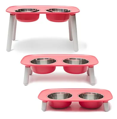 Messy Mutts - Raised Pet Bowls - Red