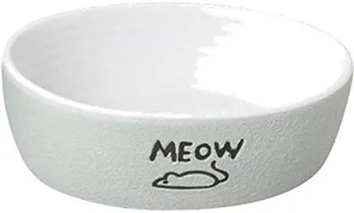 Ethical Pet - Cat Dish - Meow Gray
