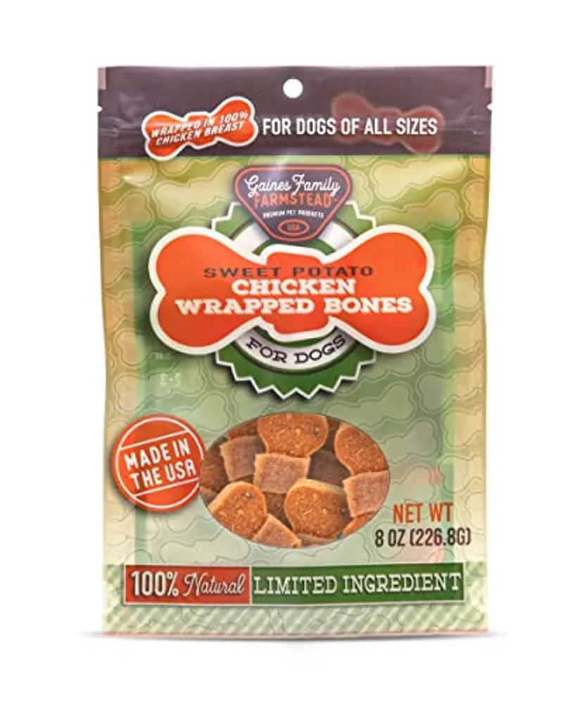 Gaines Family Farmstead - Dog Treats - Sweet Potato & Chicken Wrapped Bone