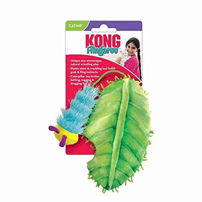 KONG - Cat Toy - Flingaroo CATerpillar