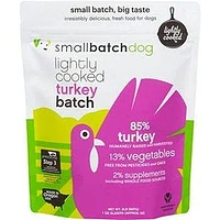 Small Batch - Frozen Dog Food - Lightly Cooked Turkey