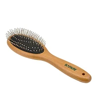 Safari - Pet Brush - Wire Pin Brush with Bamboo Handle