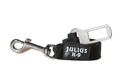 Julius-K9 - Dog Seatbelt Connector - Black