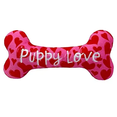 Huxley & Kent - Plush Dog Toy - Puppy Love Bone