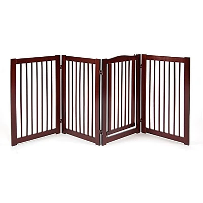 Primetime Petz - Pet Gate - 360 with Door Walnut