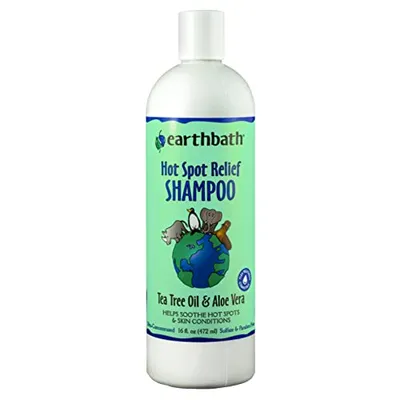 Earthbath - Hot Spot Relief Shampoo - Tea Tree Oil & Aloe