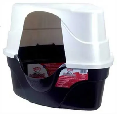 Nature's Miracle - Hooded Corner Cat Litter Box