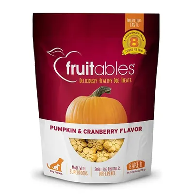 Fruitables - Dog Treats - Pumpkin & Cranberry