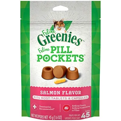 Greenies - Cat Treats - Pill Pockets - Salmon