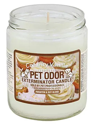 Specialty Pet - Pet Odor Exterminator Candle -  Creamy Vanilla