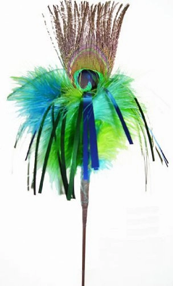 Go Cat - Cat Toy - Long Peacock Sparkler