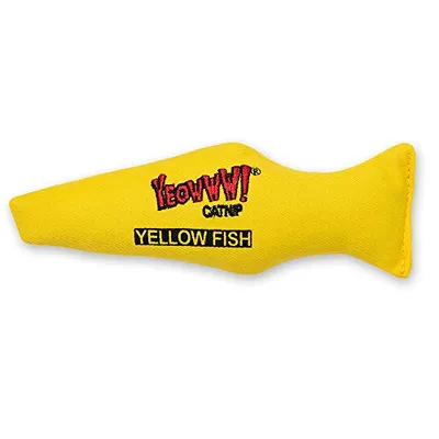 Yeoww - Cat Toy - Catnip Yellow Fish