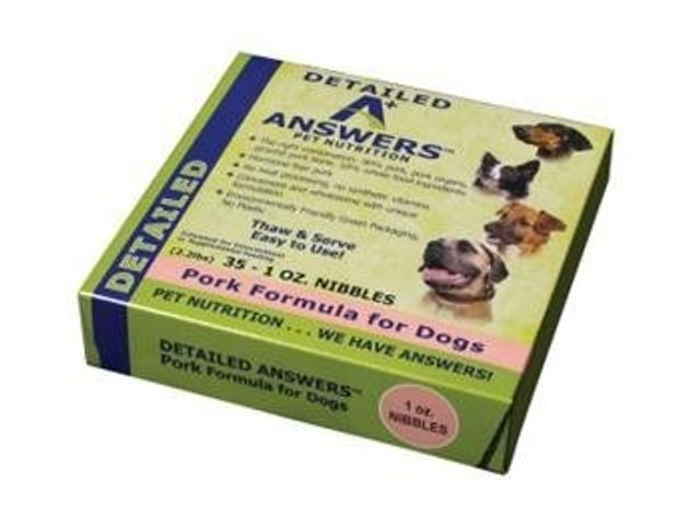 Answers - Frozen Raw Detailed Nibbles - Pork