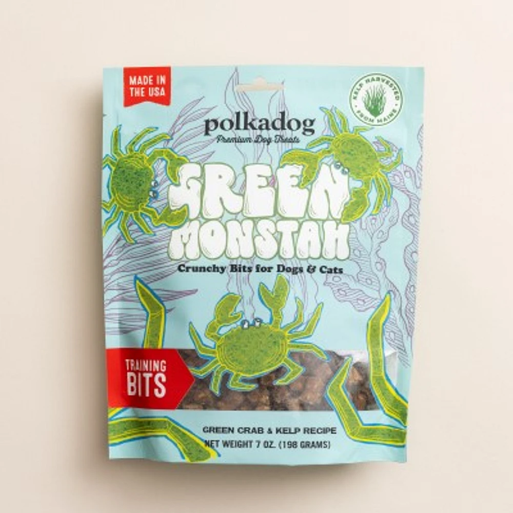 Polkadog - Dog Training Treats - Green Crab & Kelp