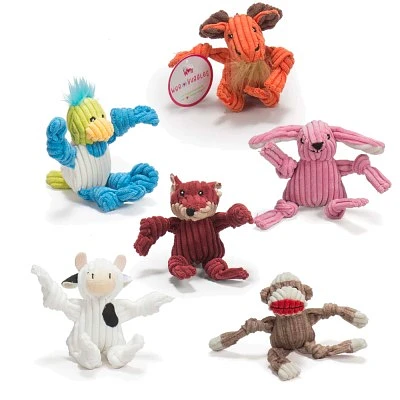 HuggleHounds - Dog Toy - Assorted Wee Knotties