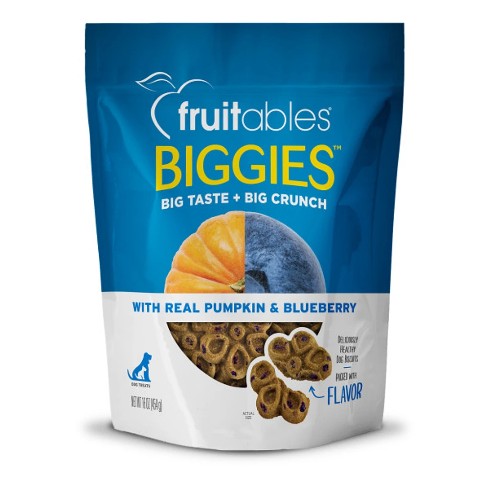 Fruitables - Dog Treat - Pumpkin and Blueberry