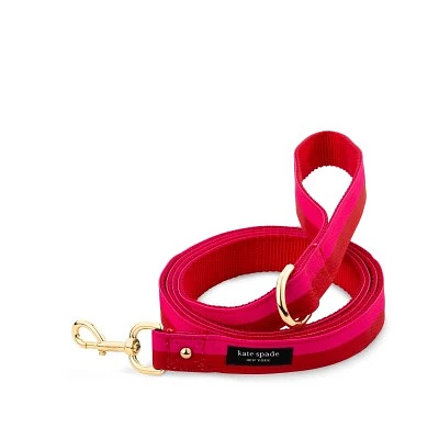 Kate Spade New York - Dog leash - Red and Pink Colorblock