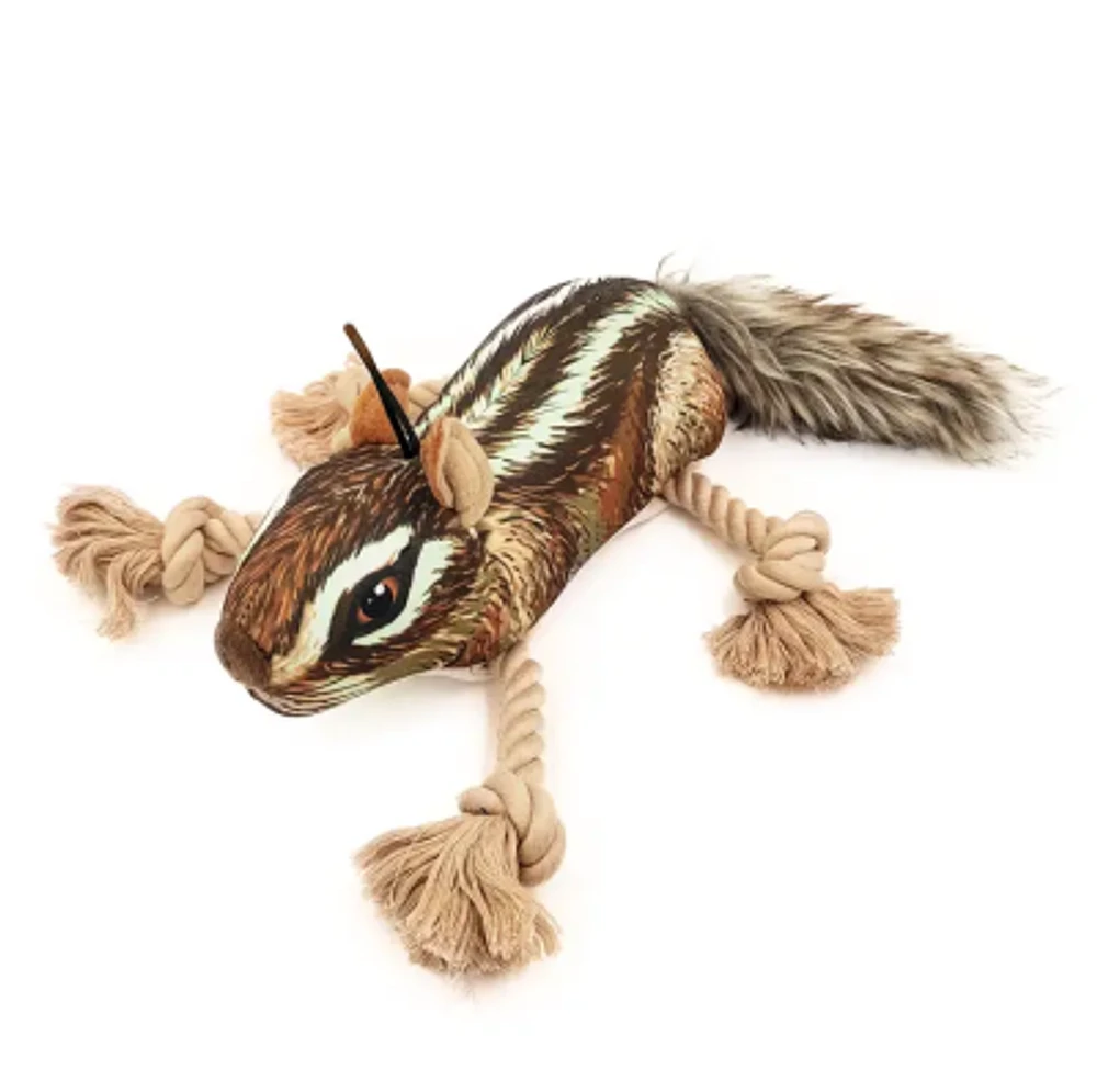 Steel Dog - Plush Dog Toy - Realistic Roper Chipmunk