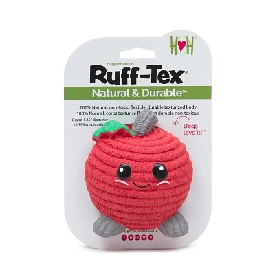 HuggleHounds - Dog Toy - Apple Ruff-Tex