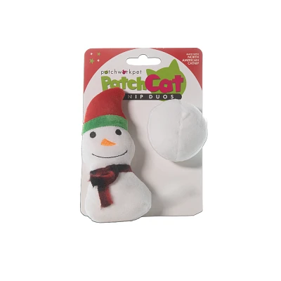 Patchwork - Cat Toy - Christmas Snow Time Cat Set