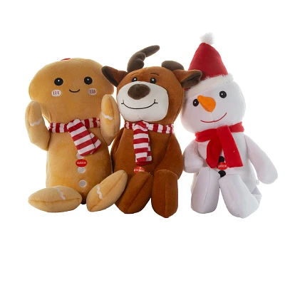 Patchwork - Plush Dog Toy - Christmas Ruffies