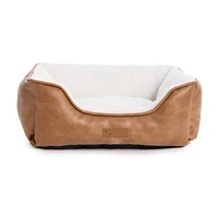 Hotel Doggy - Dog Bed - Tan Bolster Bed