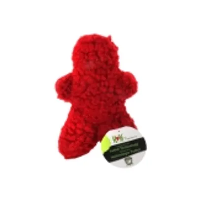 HuggleHounds - Dog Toy Red HuggleFleece Man