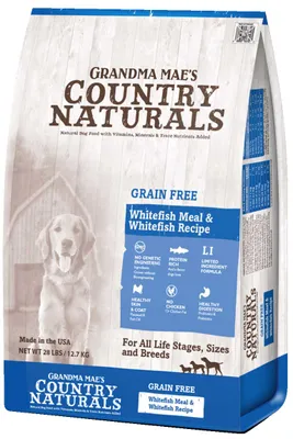 Country Naturals - Dog Food Grain Free Whitefish
