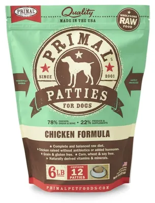 Primal - Frozen Dog Food -Patties