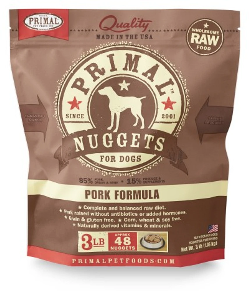 Primal - Frozen Dog Food - Nuggets