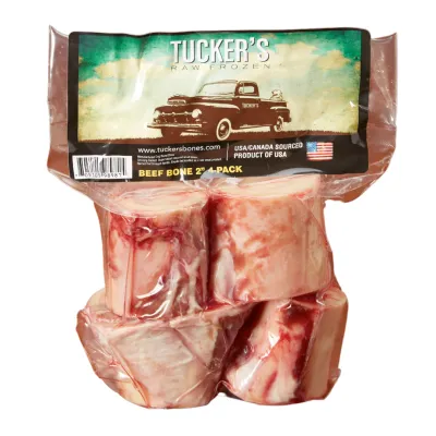 Tucker's - Frozen Beef Bones - 2 Inch 4 Pack