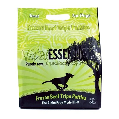 Vital Essentials - Frozen Dog Food - Beef Tripe Patties