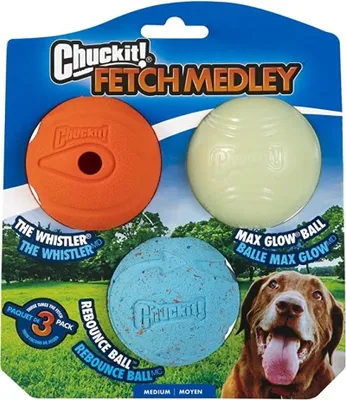Chuckit! - Dog Toy - Fetch Medley - 3 Pack