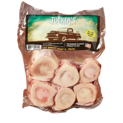 Tucker's - Frozen Bones - Toy Breeds Beef 6 Pack