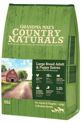 Country Naturals - Dog Food Large Breed with Chicken & Whitefish