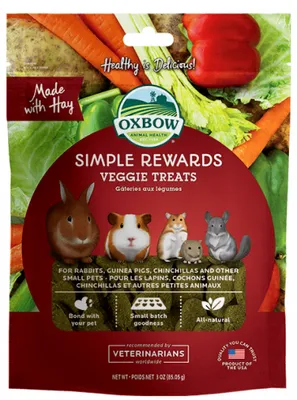 Oxbow - Small Animal Treats - Simple Rewards Veggie