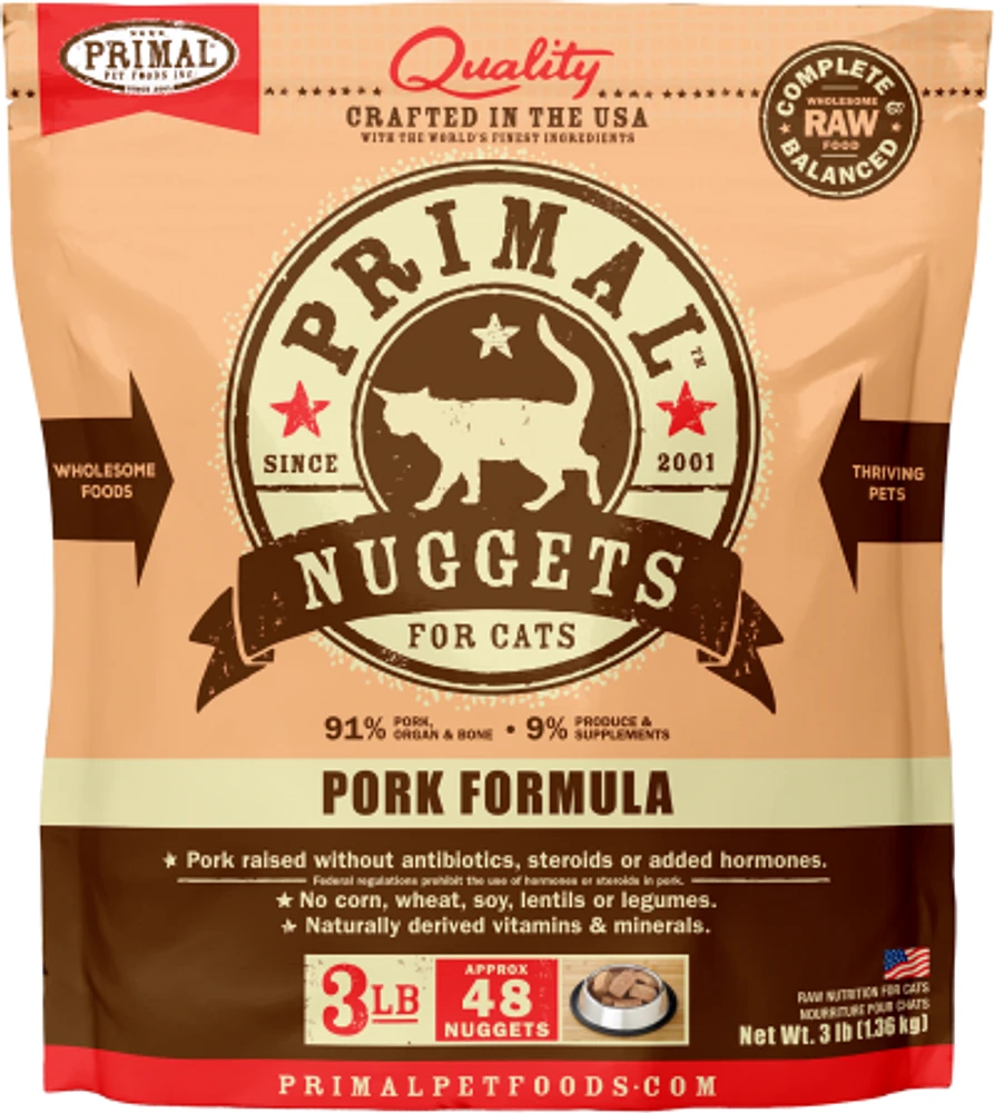 Primal - Frozen Cat Food - Nuggets