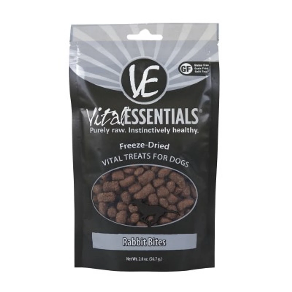 Vital Essentials - Freeze Dried Dog Treats - Rabbit Bites