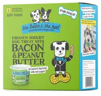 Bear & Rat - Dog Treat - Peanut Butter with Bacon Frozen Yogurt