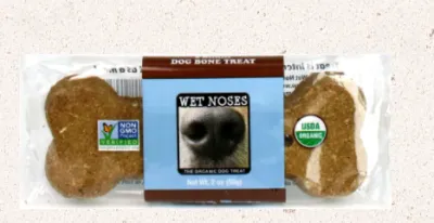 Wet Noses - Dog Treat - Big Bone Cookie - PB & Molasses