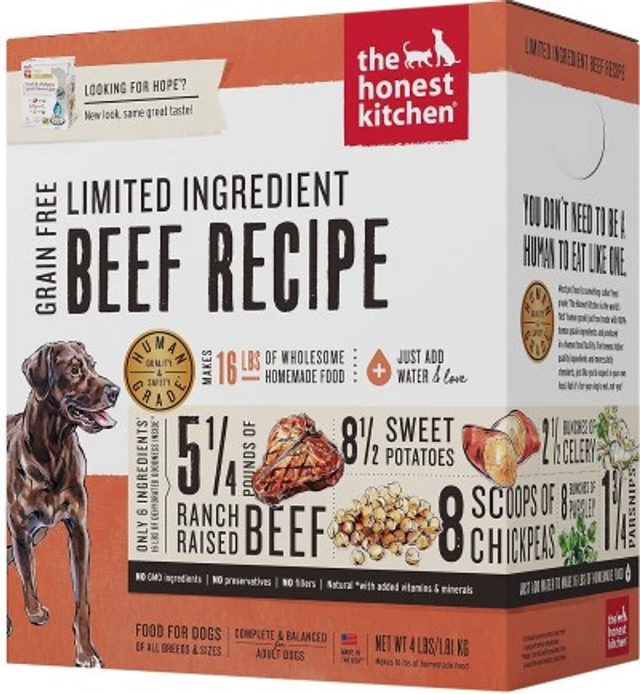 Honest Kitchen - Dog Food - Limited Ingredient Beef