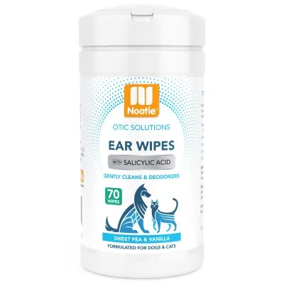 Nootie - Ear Wipes with Salicylic Acid - Sweet Pea & Vanilla