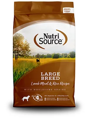 NutriSource - Dog Food - Large Breed Lamb Meal & Rice