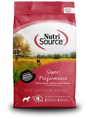 NutriSource - Dog Food - Super Performance Chicken & Rice