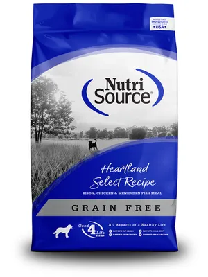 NutriSource - Dog Food - Grain Free Heartland Select with Bison