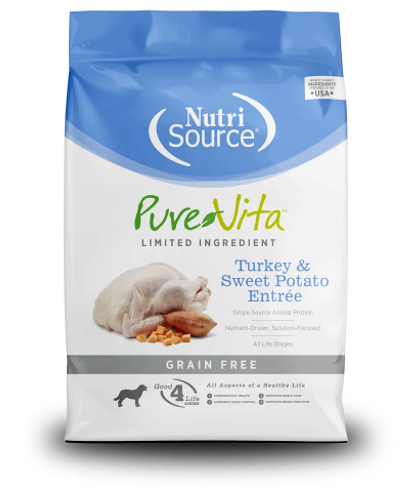 NutriSource - Dog Food - Grain Free Turkey & Sweet Potato